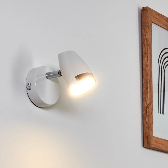 Hofstein Idlewild Wandleuchte LED Chrom, Weiß, 1-flammig 9 Hofstein Idlewild Wandleuchte LED Chrom, Weiß, 1-flammig – Bild 9