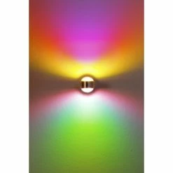 Hofstein Indore Wandleuchte LED Aluminium, 2-flammig 12 Hofstein Indore Wandleuchte LED Aluminium, 2-flammig -Wandleuchten Verkaufsgeschäft indore wandleuchte h349 gruen magenta glas 3