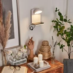 Hofstein Inkeroinen Wandleuchte LED Weiß, 1-flammig -Wandleuchten Verkaufsgeschäft inkeroinen wandleuchte h3460221 10