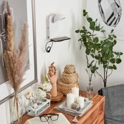 Hofstein Inkeroinen Wandleuchte LED Weiß, 1-flammig -Wandleuchten Verkaufsgeschäft inkeroinen wandleuchte h3460221 3