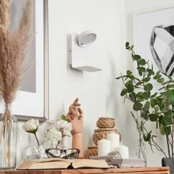 Hofstein Inkeroinen Wandleuchte LED Weiß, 1-flammig -Wandleuchten Verkaufsgeschäft inkeroinen wandleuchte h3460221 4