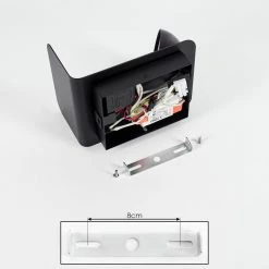 Hofstein Inkeroinen Wandleuchte LED Schwarz, 1-flammig -Wandleuchten Verkaufsgeschäft inkeroinen wandleuchte h3582022 4