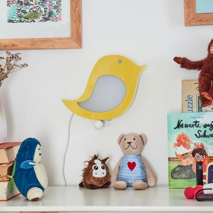 Hofstein Inklin Wandleuchte LED Gelb, 1-flammig 2 Hofstein Inklin Wandleuchte LED Gelb, 1-flammig – Bild 2