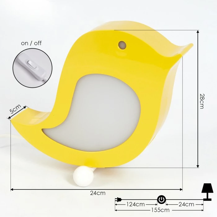 Hofstein Inklin Wandleuchte LED Gelb, 1-flammig 4 Hofstein Inklin Wandleuchte LED Gelb, 1-flammig – Bild 4