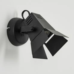 Hofstein Isanay Wandleuchte LED Schwarz, 1-flammig -Wandleuchten Verkaufsgeschäft isanay wandleuchte h3654095 7