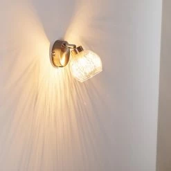 Hofstein Iskuras Wandleuchte Nickel-Matt, 1-flammig -Wandleuchten Verkaufsgeschäft iskuras wandleuchte h3226322 do2 10