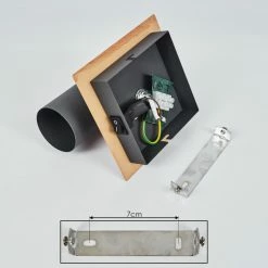 Hofstein Javel Wandleuchte Schwarz, Grau, Holzoptik, 1-flammig 16 Hofstein Javel Wandleuchte Schwarz, Grau, Holzoptik, 1-flammig -Wandleuchten Verkaufsgeschäft javel wandleuchte h3452653 4