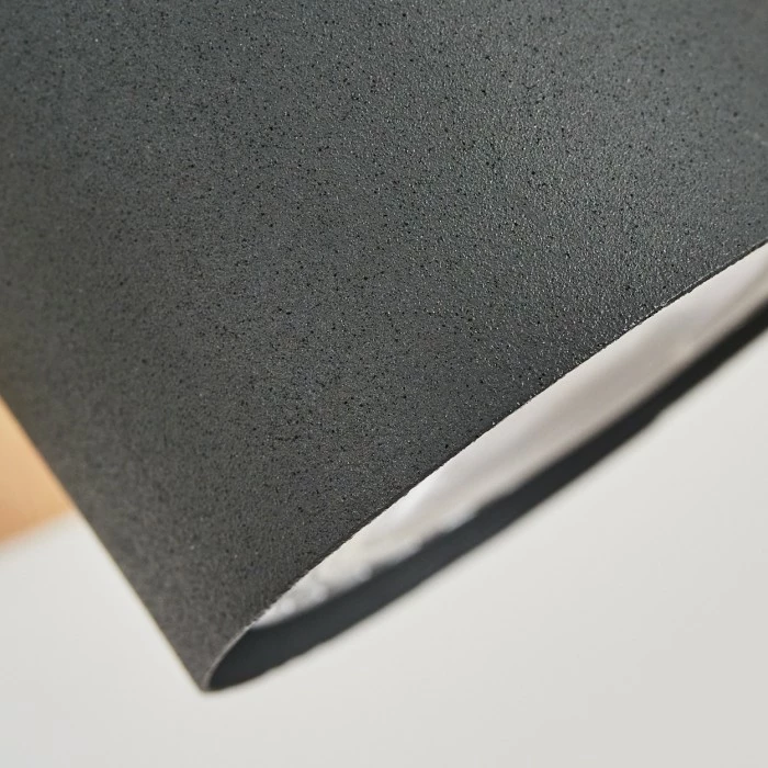 Hofstein Javel Wandleuchte Schwarz, Grau, Holzoptik, 1-flammig 6 Hofstein Javel Wandleuchte Schwarz, Grau, Holzoptik, 1-flammig – Bild 6