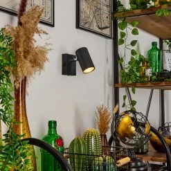 Hofstein Javel Wandleuchte Schwarz, 1-flammig -Wandleuchten Verkaufsgeschäft javel wandleuchte h3563922 10