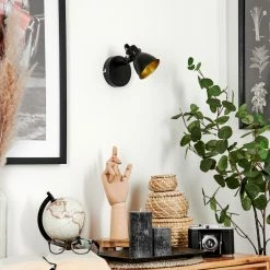 Hofstein Javel Wandleuchte LED Schwarz, 1-flammig -Wandleuchten Verkaufsgeschäft javel wandleuchte h3579787 11