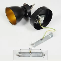 Hofstein Javel Wandleuchte LED Schwarz, 1-flammig -Wandleuchten Verkaufsgeschäft javel wandleuchte h3579787 4