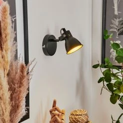 Hofstein Javel Wandleuchte LED Schwarz, 1-flammig -Wandleuchten Verkaufsgeschäft javel wandleuchte h3579787 6