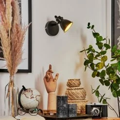 Hofstein Javel Wandleuchte LED Schwarz, 1-flammig -Wandleuchten Verkaufsgeschäft javel wandleuchte h3579787 8