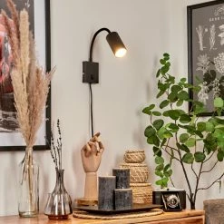 Hofstein Javel Wandleuchte Schwarz, 1-flammig -Wandleuchten Verkaufsgeschäft javel wandleuchte h3612712 6