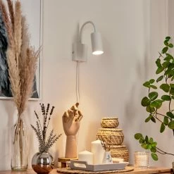 Hofstein Javel Wandleuchte Weiß, 1-flammig -Wandleuchten Verkaufsgeschäft javel wandleuchte h3613177 6