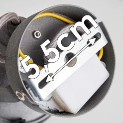 Hofstein Jonsered Wandleuchte LED Schwarz, Grau, Steinoptik, 1-flammig -Wandleuchten Verkaufsgeschäft jonsered wandleuchte h3355435 18