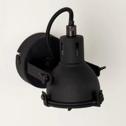 Hofstein Jonsered Wandleuchte LED Schwarz, 1-flammig -Wandleuchten Verkaufsgeschäft jonsered wandleuchte h3355459 12