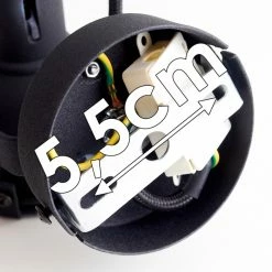 Hofstein Jonsered Wandleuchte LED Schwarz, 1-flammig -Wandleuchten Verkaufsgeschäft jonsered wandleuchte h3355459 16