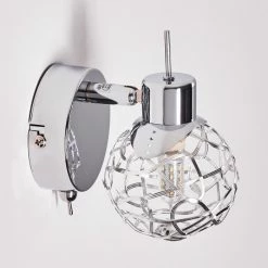 Hofstein Kalipuro Wandleuchte Chrom, 1-flammig -Wandleuchten Verkaufsgeschäft kalipuro wandleuchte h3095218 do1 4