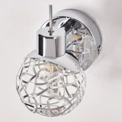 Hofstein Kalipuro Wandleuchte Chrom, 1-flammig -Wandleuchten Verkaufsgeschäft kalipuro wandleuchte h3095218 do1 7