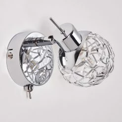 Hofstein Kalipuro Wandleuchte Chrom, 1-flammig -Wandleuchten Verkaufsgeschäft kalipuro wandleuchte h3095218 do1 9