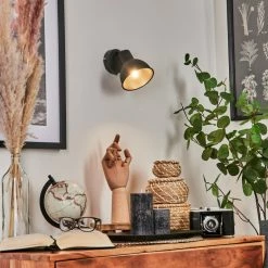 Hofstein Kansela Wandleuchte Schwarz, 1-flammig 18 Hofstein Kansela Wandleuchte Schwarz, 1-flammig -Wandleuchten Verkaufsgeschäft kansela wandleuchte h3588314 8