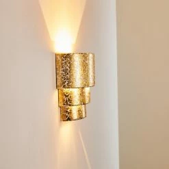 Hofstein Karatschi Wandleuchte Gold, 1-flammig -Wandleuchten Verkaufsgeschäft karatschi wandleuchte h3010266 do4 11