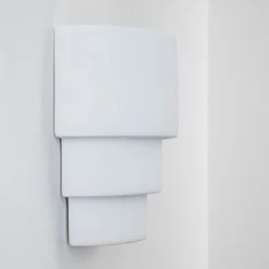 Hofstein Karatschi Wandleuchte Wei&szlig;, 1-flammig -Wandleuchten Verkaufsgeschäft karatschi wandleuchte h330 16