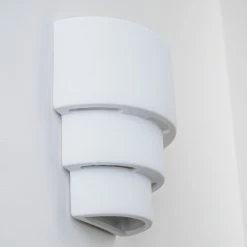 Hofstein Karatschi Wandleuchte Wei&szlig;, 1-flammig -Wandleuchten Verkaufsgeschäft karatschi wandleuchte h330 6