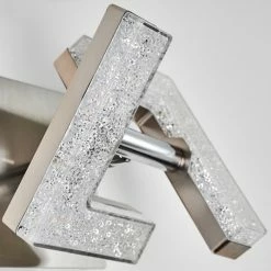 Hofstein Karis Wandleuchte LED Nickel-Matt, 1-flammig -Wandleuchten Verkaufsgeschäft karis wandleuchte h3111123 do1 15