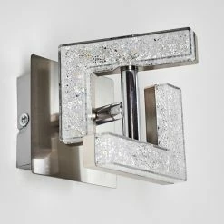 Hofstein Karis Wandleuchte LED Nickel-Matt, 1-flammig -Wandleuchten Verkaufsgeschäft karis wandleuchte h3111123 do1 3