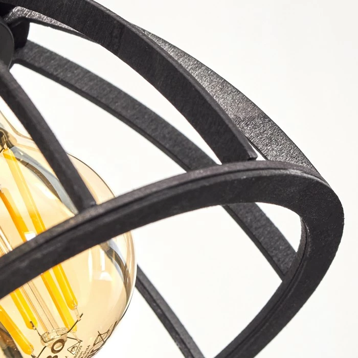 Hofstein Kaurila Wandleuchte Schwarz, 1-flammig 3 Hofstein Kaurila Wandleuchte Schwarz, 1-flammig – Bild 3