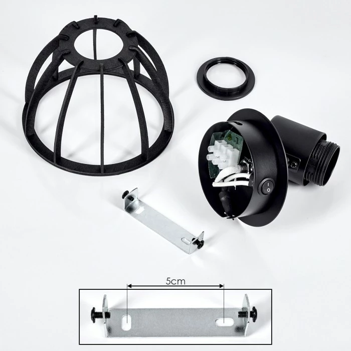 Hofstein Kaurila Wandleuchte Schwarz, 1-flammig 5 Hofstein Kaurila Wandleuchte Schwarz, 1-flammig – Bild 5