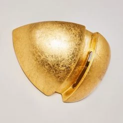 Hofstein Kawasaki Wandleuchte Gold, 1-flammig -Wandleuchten Verkaufsgeschäft kawasaki wandleuchte h3010143 do4 11