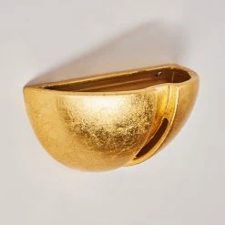 Hofstein Kawasaki Wandleuchte Gold, 1-flammig -Wandleuchten Verkaufsgeschäft kawasaki wandleuchte h3010143 do4 16