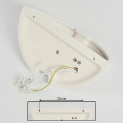 Hofstein Kawasaki Wandleuchte Wei&szlig;, 1-flammig -Wandleuchten Verkaufsgeschäft kawasaki wandleuchte h331 4