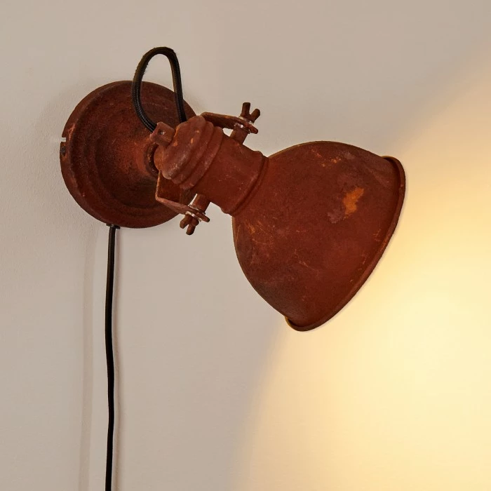 Hofstein Keya Wandleuchte Rostfarben, 1-flammig 13 Hofstein Keya Wandleuchte Rostfarben, 1-flammig – Bild 13