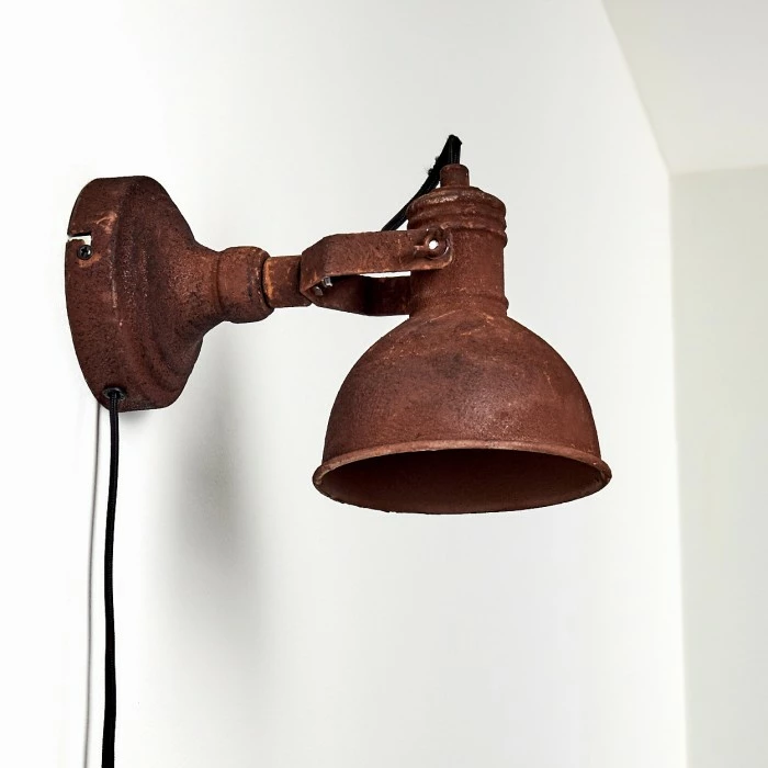 Hofstein Keya Wandleuchte Rostfarben, 1-flammig 16 Hofstein Keya Wandleuchte Rostfarben, 1-flammig – Bild 16