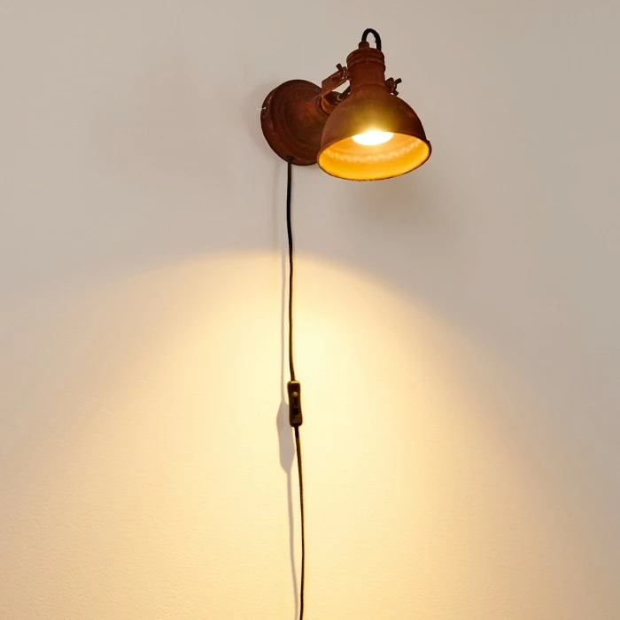 Hofstein Keya Wandleuchte Rostfarben, 1-flammig 17 Hofstein Keya Wandleuchte Rostfarben, 1-flammig – Bild 17