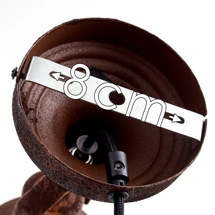 Hofstein Keya Wandleuchte Rostfarben, 1-flammig 20 Hofstein Keya Wandleuchte Rostfarben, 1-flammig – Bild 20