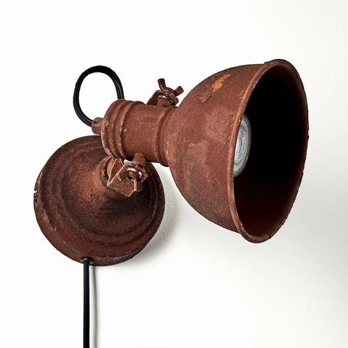 Hofstein Keya Wandleuchte Rostfarben, 1-flammig 4 Hofstein Keya Wandleuchte Rostfarben, 1-flammig – Bild 4