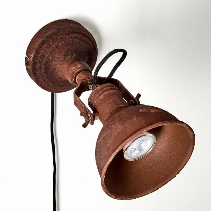 Hofstein Keya Wandleuchte Rostfarben, 1-flammig 6 Hofstein Keya Wandleuchte Rostfarben, 1-flammig – Bild 6