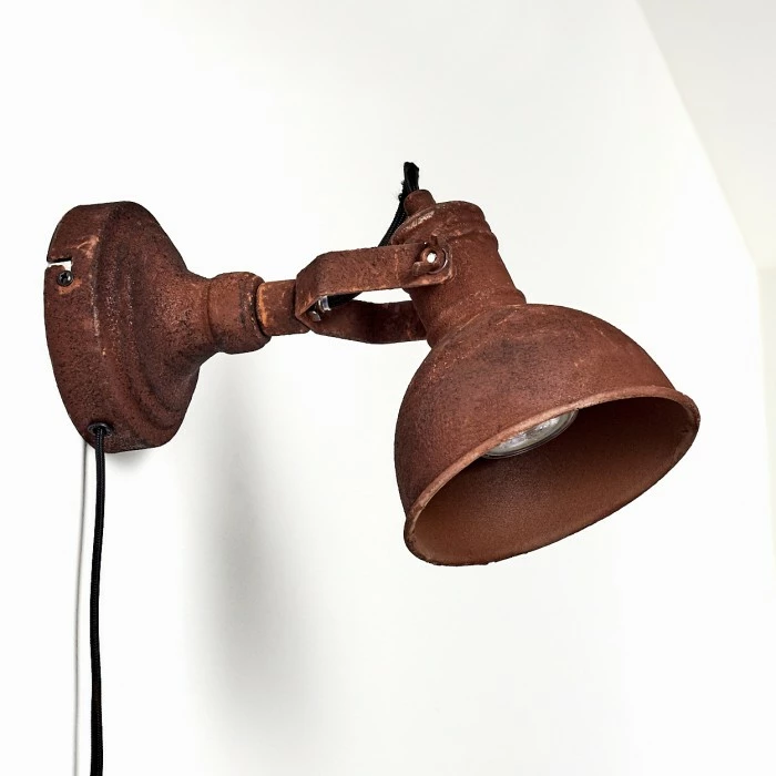 Hofstein Keya Wandleuchte Rostfarben, 1-flammig 9 Hofstein Keya Wandleuchte Rostfarben, 1-flammig – Bild 9