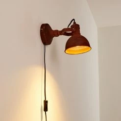 Hofstein Keya Wandleuchte Rostfarben, 1-flammig 30 Hofstein Keya Wandleuchte Rostfarben, 1-flammig -Wandleuchten Verkaufsgeschäft keya wandleuchte h3354582 9