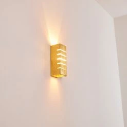 Hofstein Khartum Wandleuchte Gold, 1-flammig -Wandleuchten Verkaufsgeschäft khartum wandleuchte h3010150 do1 do1 19
