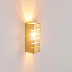 Hofstein Khartum Wandleuchte Gold, 1-flammig -Wandleuchten Verkaufsgeschäft khartum wandleuchte h3010150 do1 do1 3