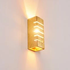 Hofstein Khartum Wandleuchte Gold, 1-flammig -Wandleuchten Verkaufsgeschäft khartum wandleuchte h3010150 do1 do1 5