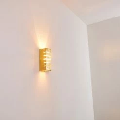 Hofstein Khartum Wandleuchte Gold, 1-flammig -Wandleuchten Verkaufsgeschäft khartum wandleuchte h3010150 do1 do1 8