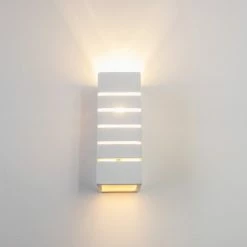 Hofstein Khartum Wandleuchte Wei&szlig;, 1-flammig -Wandleuchten Verkaufsgeschäft khartum wandleuchte h332 17