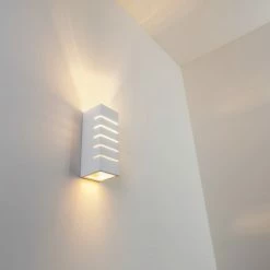 Hofstein Khartum Wandleuchte Wei&szlig;, 1-flammig -Wandleuchten Verkaufsgeschäft khartum wandleuchte h332 3